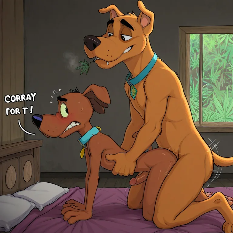 Courage the Cowardly Dog and Scooby-Doo Adventure
