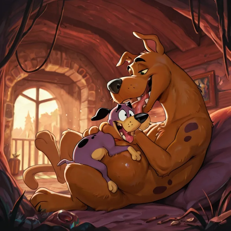 Courage the Cowardly Dog and Scooby-Doo