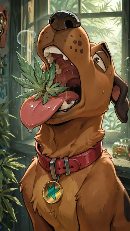 Stoner Courage the Cowardly Dog Swallowing