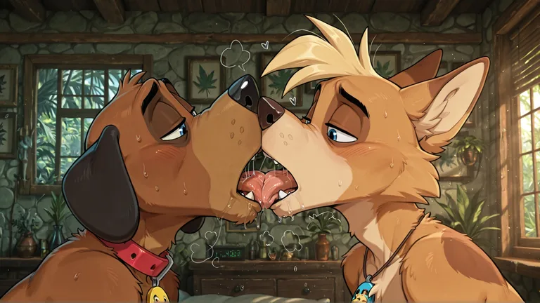 Courage the Cowardly Dog Stoned with Scooby Fox