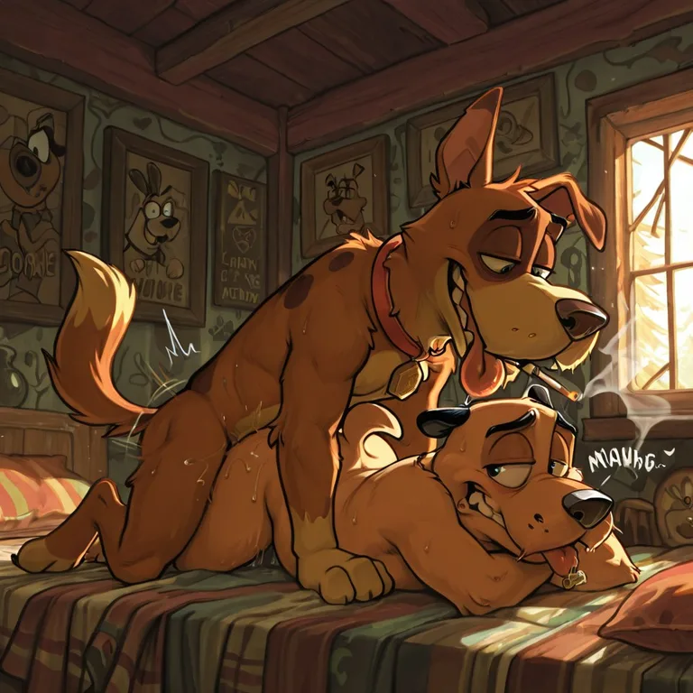 Courage the Cowardly Dog Anthro Portrait