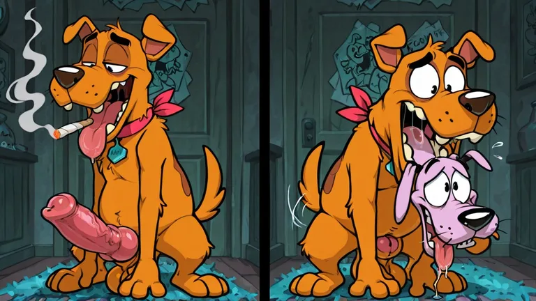 Courage the Cowardly Dog Stoner Scene Tasteful