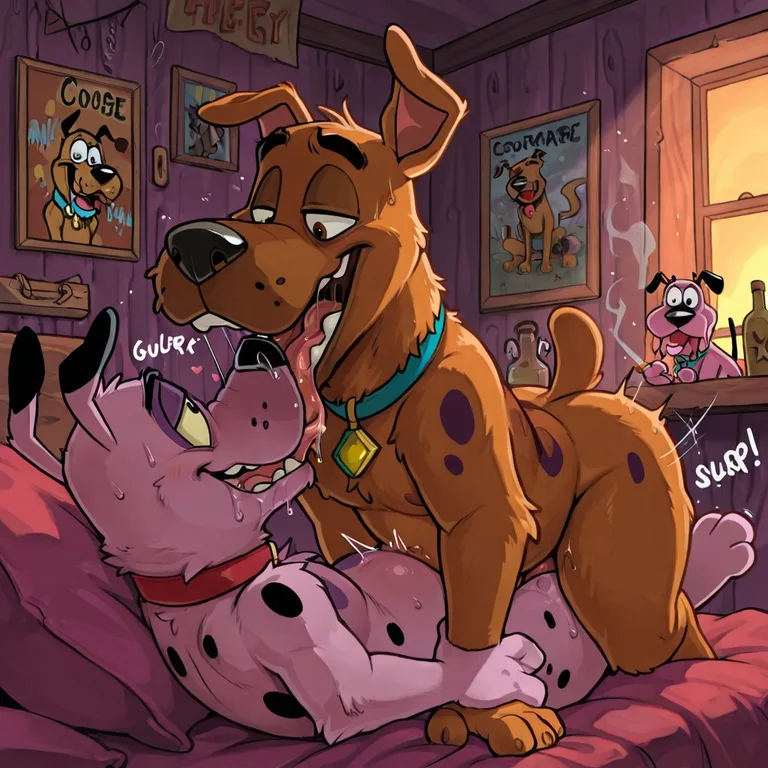 Courage the Cowardly Dog Stoner Portrait