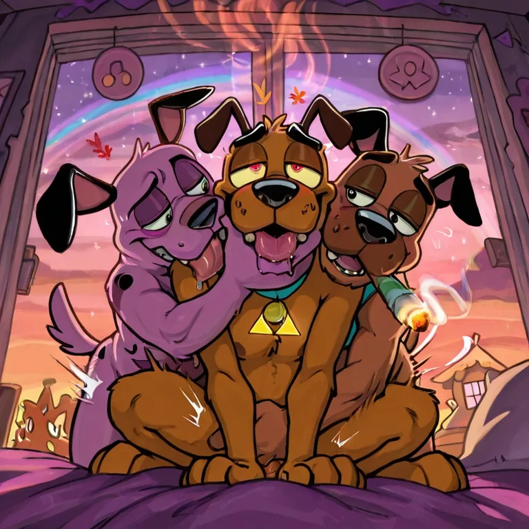 Gay Courage the Cowardly Dog Stoner Scene