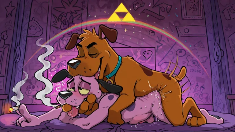 Courage the Cowardly Dog's Romantic Marijuana Adventure