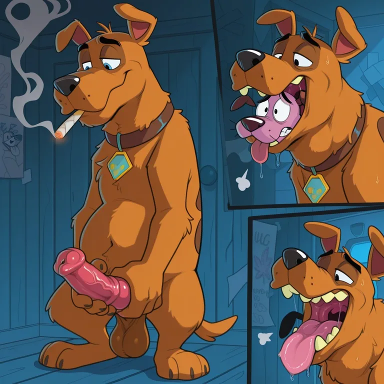A Stoned Courage the Cowardly Dog Stoner