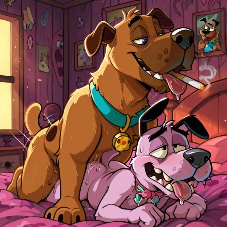Courage the Cowardly Dog Furry Art
