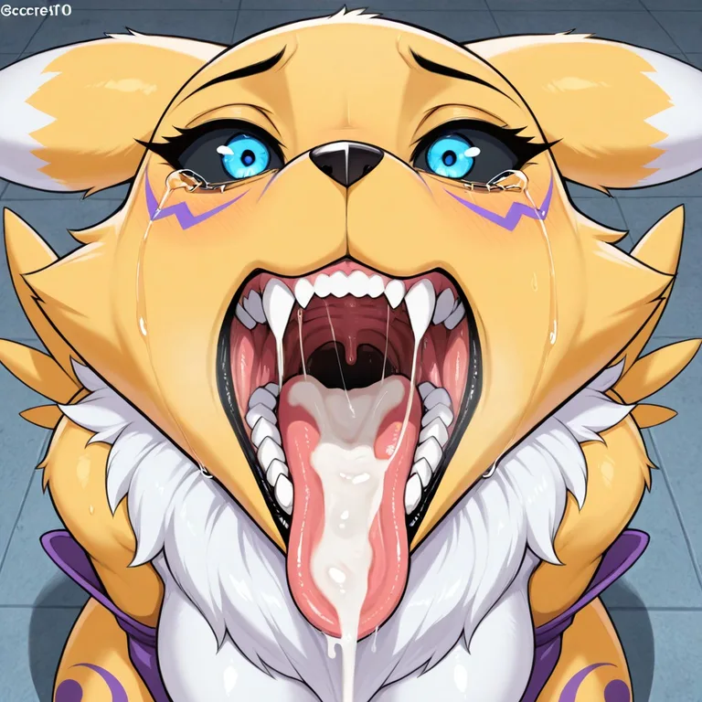Renamon's Tearful Maw Shot