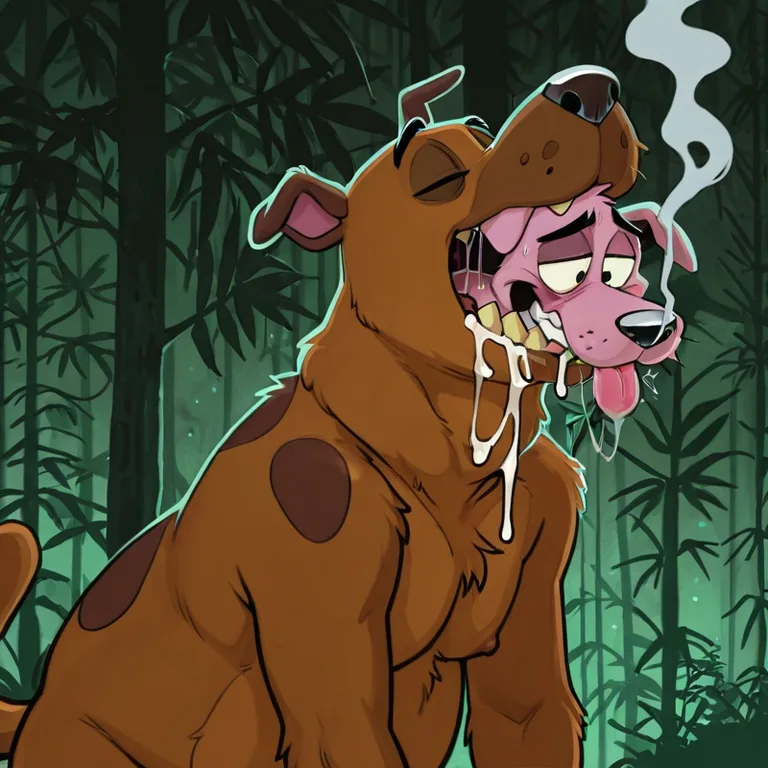 Courage the Cowardly Dog Nude Male Vore Scene