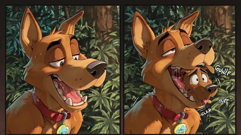Courage the Cowardly Dog as Stoned Gay Fox