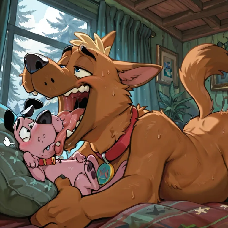 Courage the Cowardly Dog: Stoner Fox Swallowing Vore