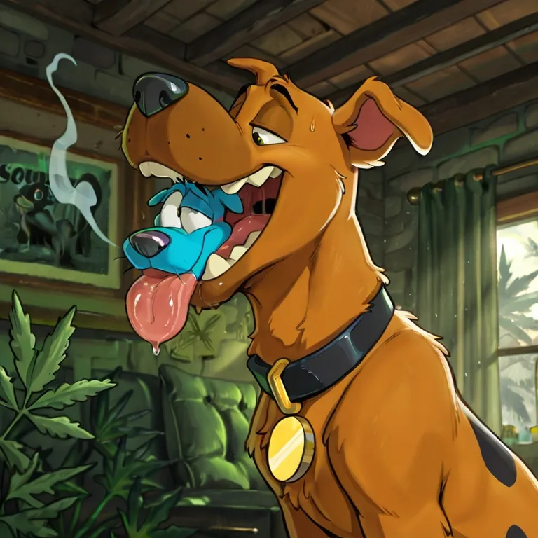 Courage the Cowardly Dog Vore Stoner Art