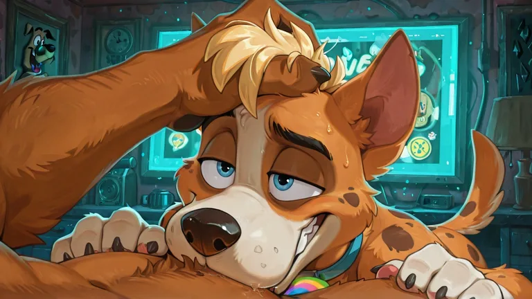 Courage the Cowardly Dog and Scooby Doo Swallowed Whole