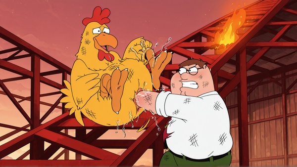 Family Guy Chicken Brawl Comic