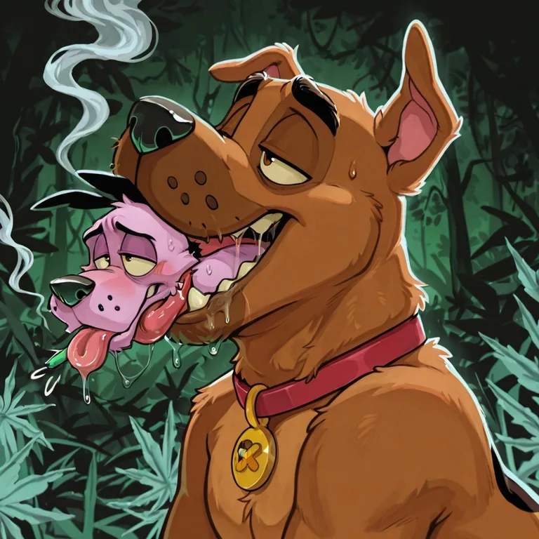 Courage the Cowardly Dog: Stoned Canine Adventure Anthro