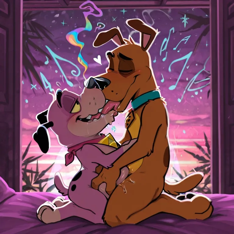 Courage the Cowardly Dog and Scooby-Doo Adventure