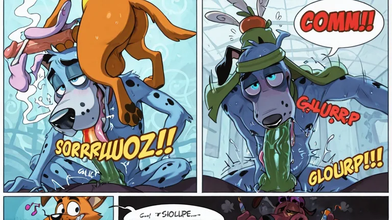 Courage the Cowardly Dog Gay Vore Orgy