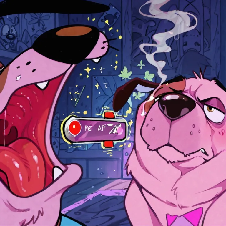 Cowardly Dog Stoner Romance