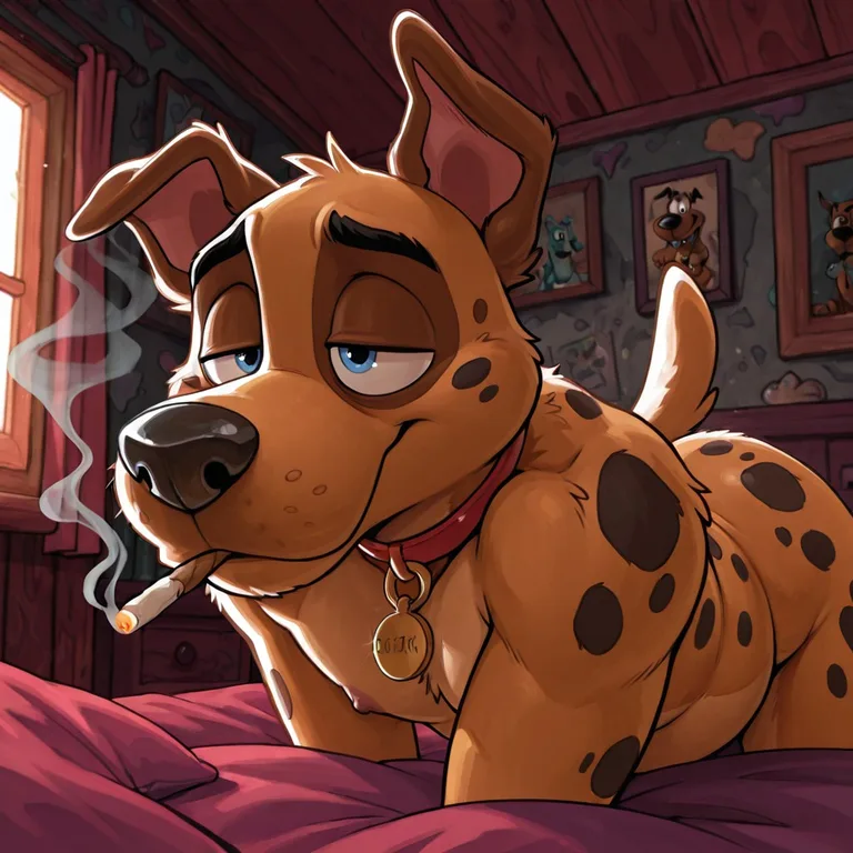 Courage the Cowardly Dog Dalmatian Portrait