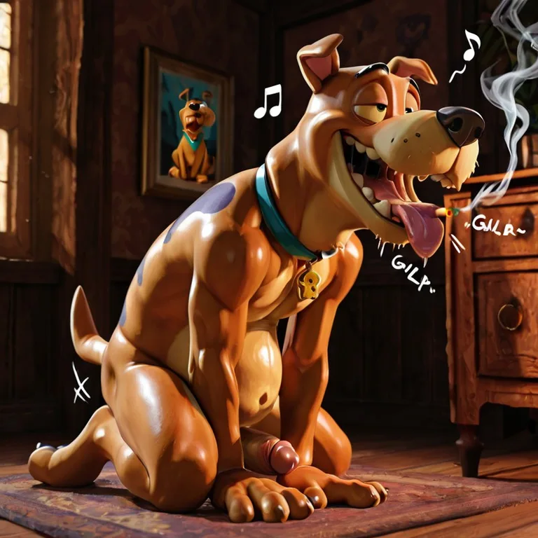Realistic, 3d, Male, Toony, Courage The Cowardly Dog, Scooby Doo