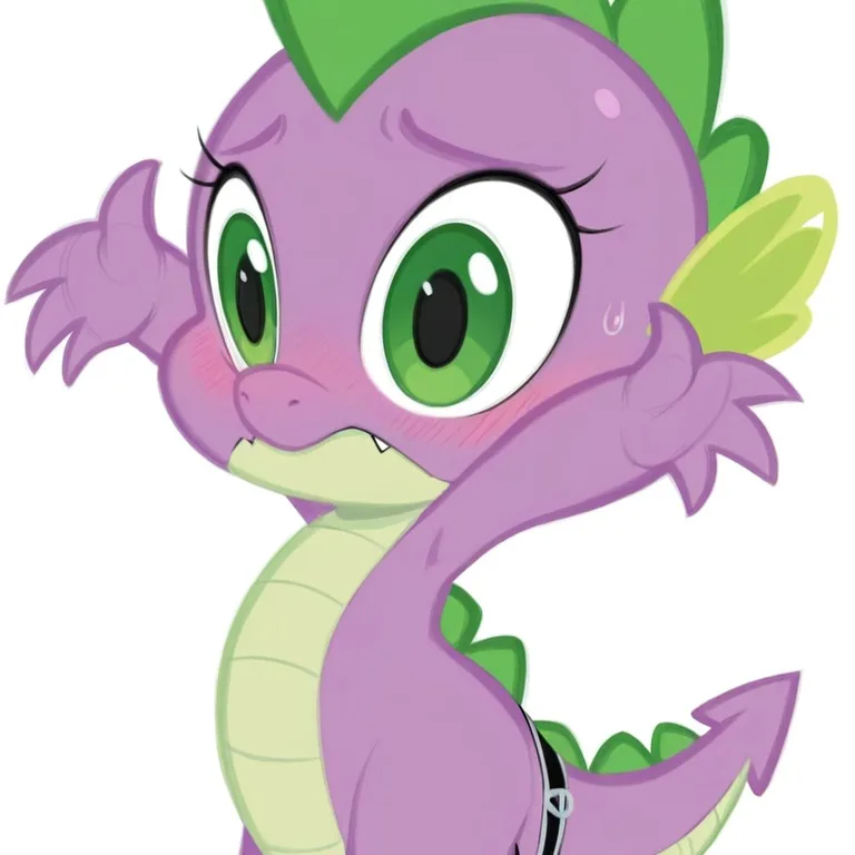 Spike the Dragon in Alternative Fashion Outfit