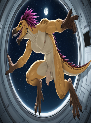 Alien Kig-Yar T'vaoan on Space Station