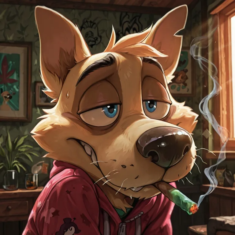 Courage the Cowardly Dog: Stoner Vorny Smoking Weed