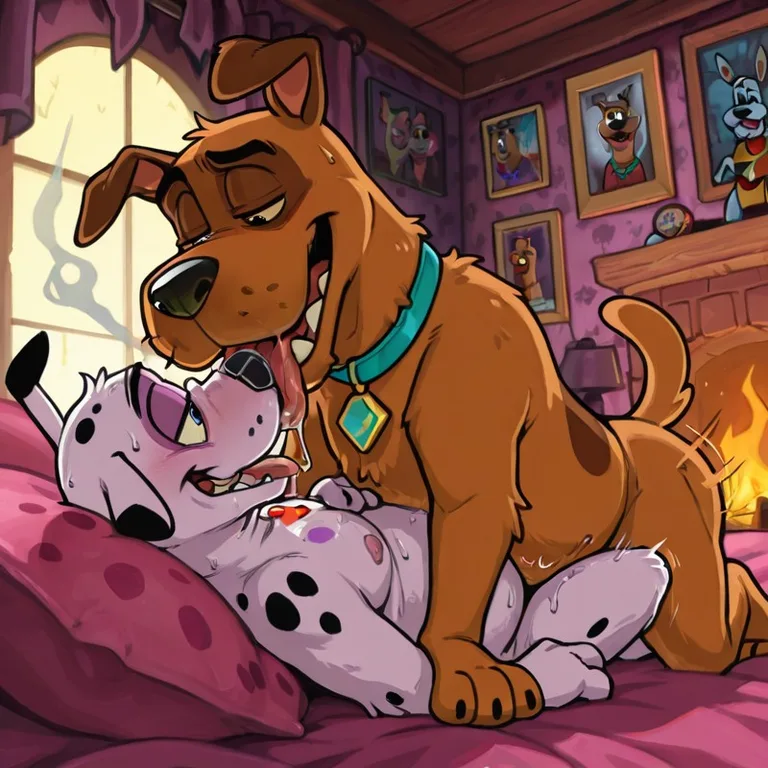 Courage the Cowardly Dog Romantic Embrace