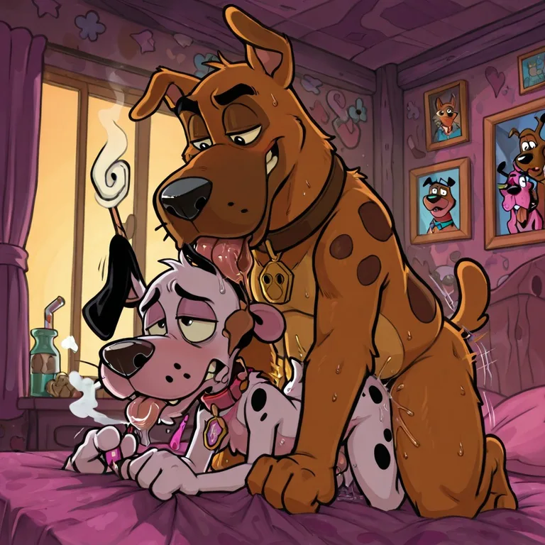 Courage the Cowardly Dog Anthro Portrait