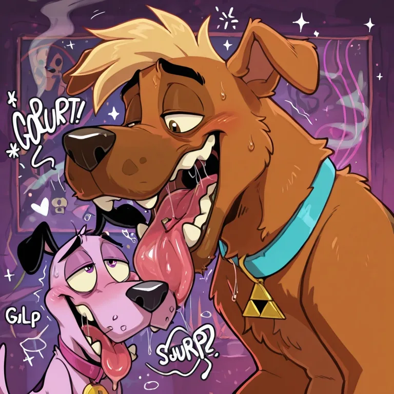 Courage the Cowardly Dog in Stoned Romance