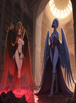 Corrupted Lord of Change in Ruined Library