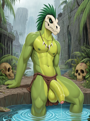 Majestic Dragon in Jungle Ruins
