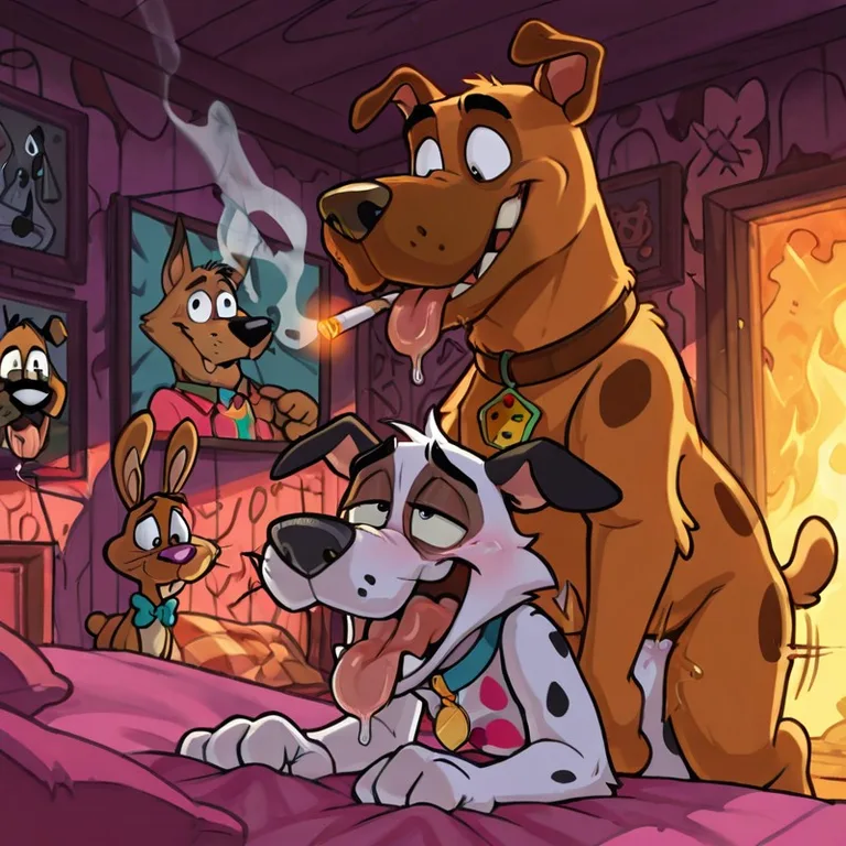 Courage the Cowardly Dog Romantic Embrace