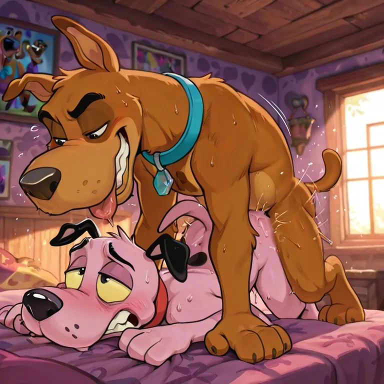 Courage the Cowardly Dog and Scooby-Doo Adventure