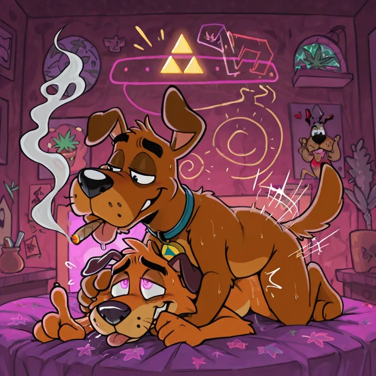 Courage the Cowardly Dog Romantic Embrace
