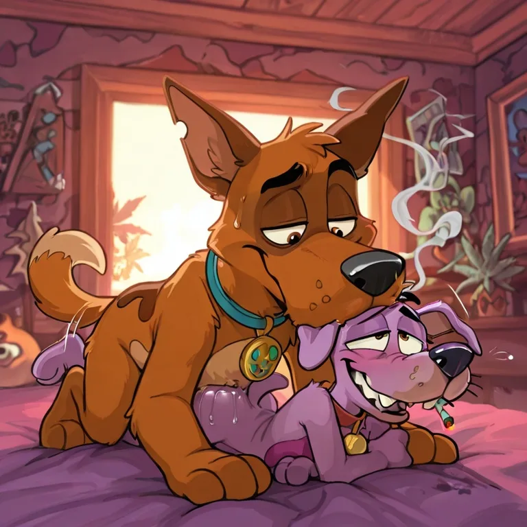 Courage the Cowardly Dog and Scooby Doo Adventure