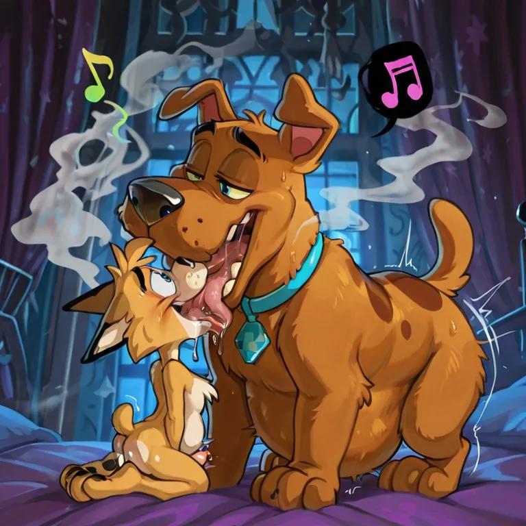 Courage the Cowardly Dog: Neon Party Vore