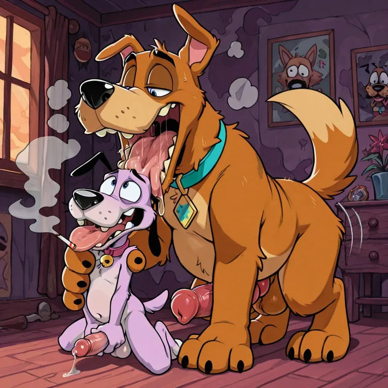 Courage the Cowardly Dog Stoner Portrait