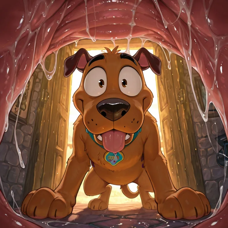 Scooby Doo and Courage in Perilous Vore Scene