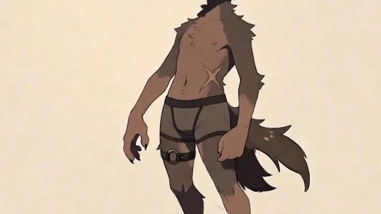 Wolf Revealing Intimate Area