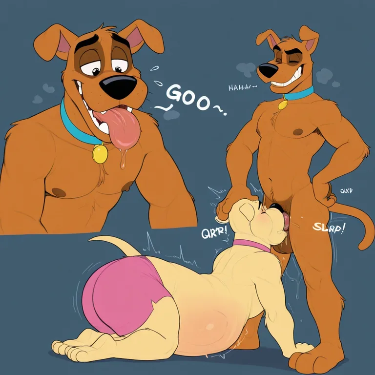 Courage the Cowardly Dog with Scooby-Doo