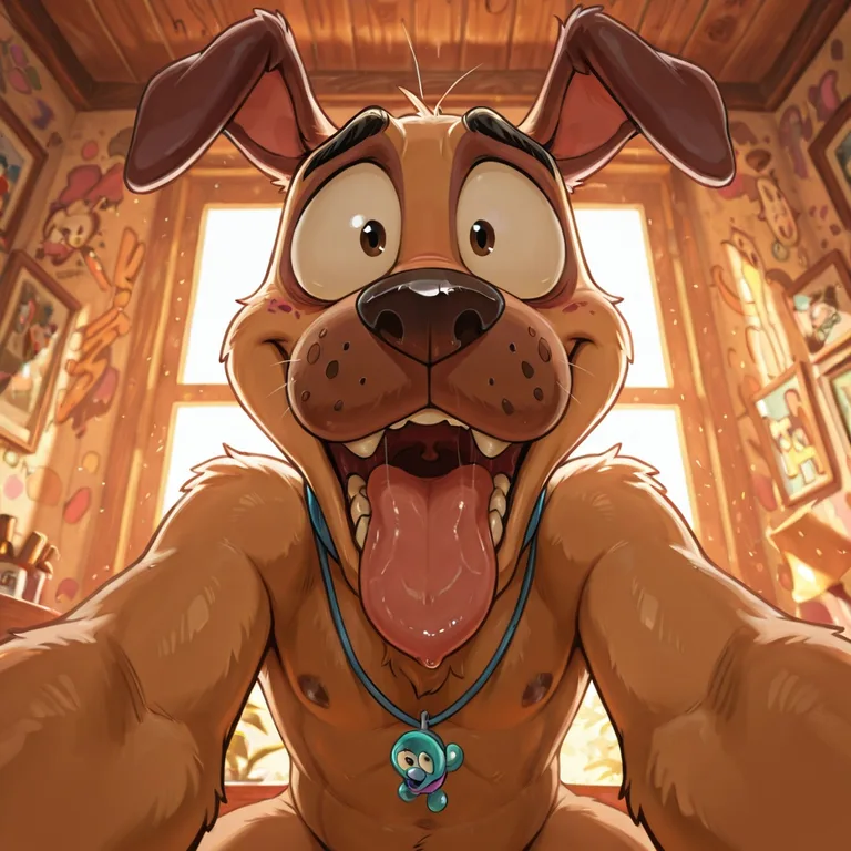 male, courage the cowardly dog,gay, stoner,  mouth open wide