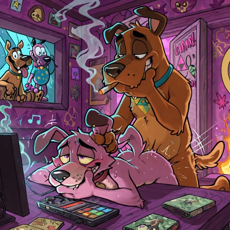 Courage the Cowardly Dog and Scooby-Doo