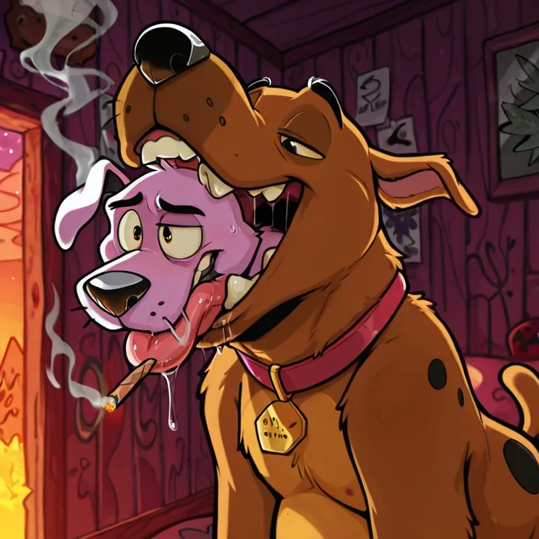 Courage the Cowardly Dog Stoned Nude Character