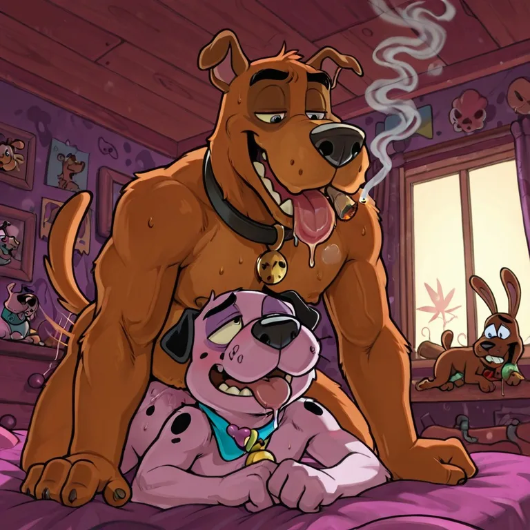 Courage the Cowardly Dog Stoner Portrait