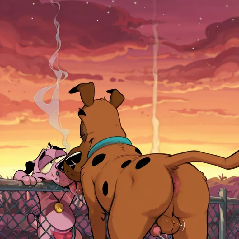 Toony Courage the Cowardly Dog Stoner Scene