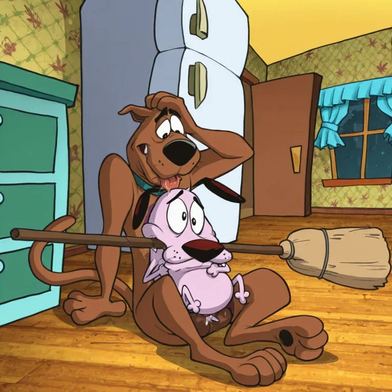 Courage the Cowardly Dog Stoner Character Art
