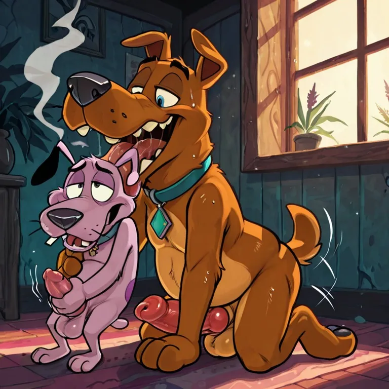 Courage the Cowardly Dog Stoner Vibe Toony