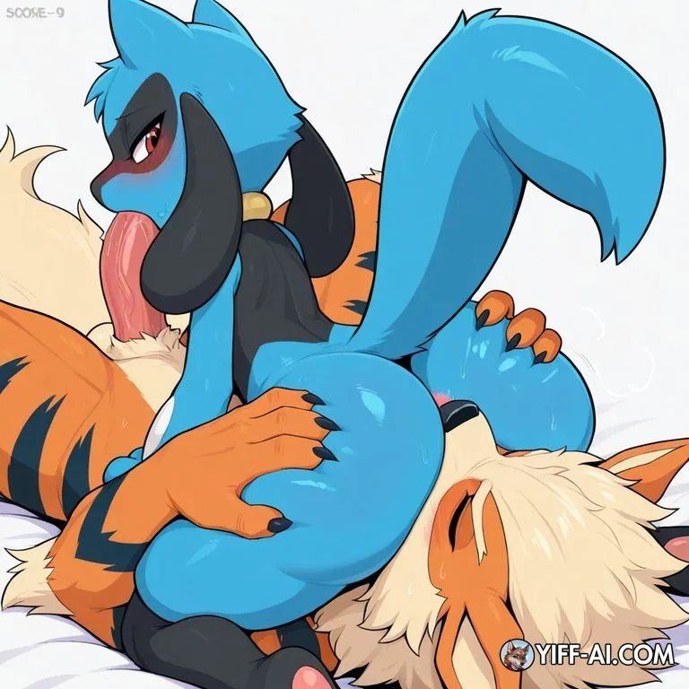 Arcanine Facesitting Riolu Deep Rimming