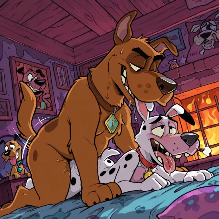 Courage the Cowardly Dog Stoner Furry Art